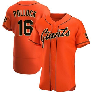 AJ Pollock Men's San Francisco Giants Home Jersey - Cream Authentic