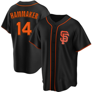 Atlee Hammaker San Francisco Giants Men's Orange Roster Name