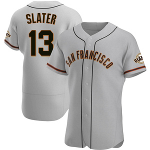 San Francisco Giants - 2018 Game-Used Stars & Stripes Jersey worn by #53  Austin Slater - Size 46