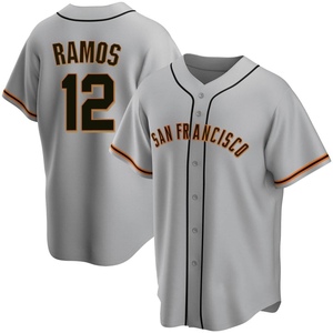 SAN FRANCISCO GIANTS- HELIOT RAMOS AUTOGRAPH CITY CONNECT #54 JERSEY JSA  AI81893