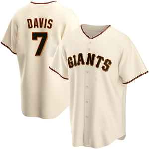 J.D. Davis San Francisco Giants Women's Backer Slim Fit T-Shirt - Ash