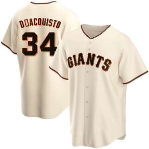 John D'acquisto Men's San Francisco Giants Road Jersey - Gray Authentic