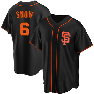 J.T. SNOW  San Francisco Giants 1970's Majestic Throwback Baseball Jersey