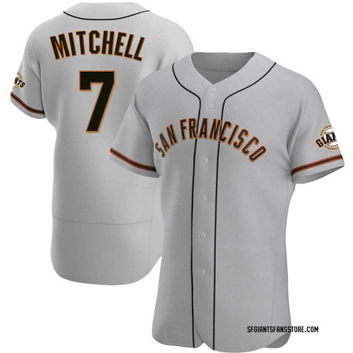 San Francisco Giants Majestic Road Flex Base Authentic Collection Team Jersey - Gray