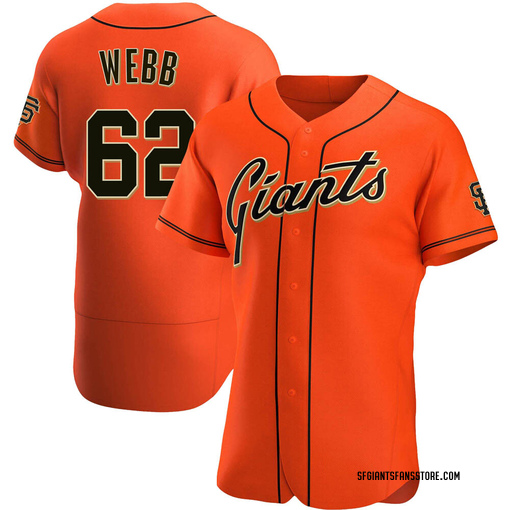 Logan Webb Men's San Francisco Giants Snake Skin City Jersey - Black  Authentic