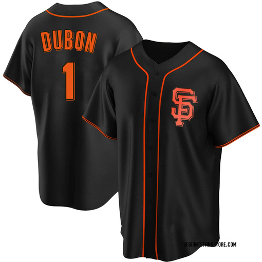 Top-selling Item] Black San Francisco Giants 1 Mauricio Dubon Alternate 3D  Unisex Jersey