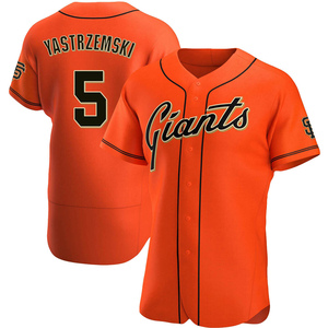 San Francisco Giants Mike Yastrzemski Stacked Black Short Sleeve Jalynne  Jersey