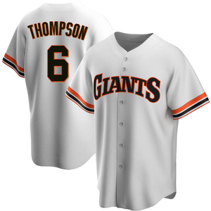 Robby Thompson Men's San Francisco Giants Road Jersey - Gray Authentic