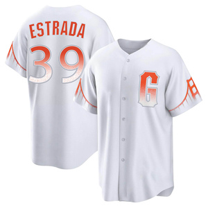 Mens MLB Team Apparel San Francisco Giants THAIRO ESTRADA Baseball Shi –