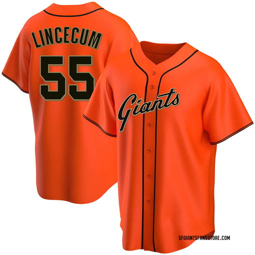 Orange S.F. Giants Tim Lincecum Jersey - Stitched – DESERT MOSS