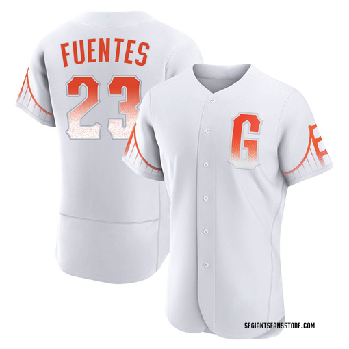 Tito Fuentes Men's San Francisco Giants Road Jersey - Gray Authentic