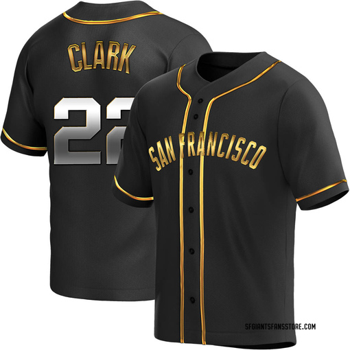 Will Clark Men's San Francisco Giants Throwback Jersey - Grey Replica