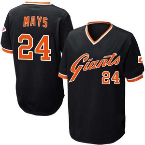 Men's San Francisco Giants Willie Mays Mitchell & Ness Cream Home 1954  Authentic Jersey