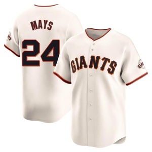 Men's San Francisco Giants Willie Mays Limited Cream Home Jersey