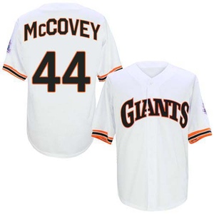 Willie McCovey Men's San Francisco Giants Throwback Jersey - Grey Authentic