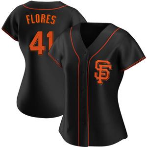 Wilmer Flores Name & Number T-Shirt - Black - Tshirtsedge