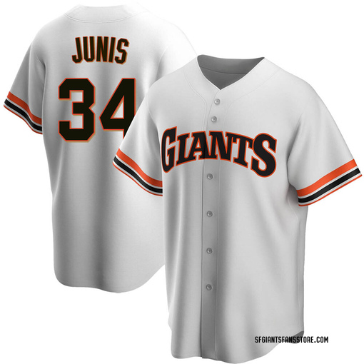 Jakob Junis Men's Nike Cream San Francisco Giants Home Replica Custom Jersey Size: Extra Large