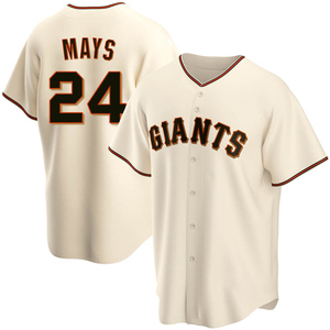 Youth San Francisco Giants Willie Mays Replica Cream Home Jersey