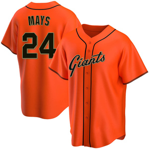 Youth San Francisco Giants Willie Mays Replica Orange Alternate Jersey