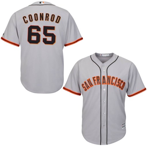 San Francisco Giants Majestic Official Cool Base Jersey - Gray